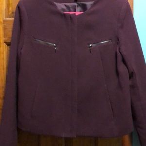 Gap burgandy plum jacket medium